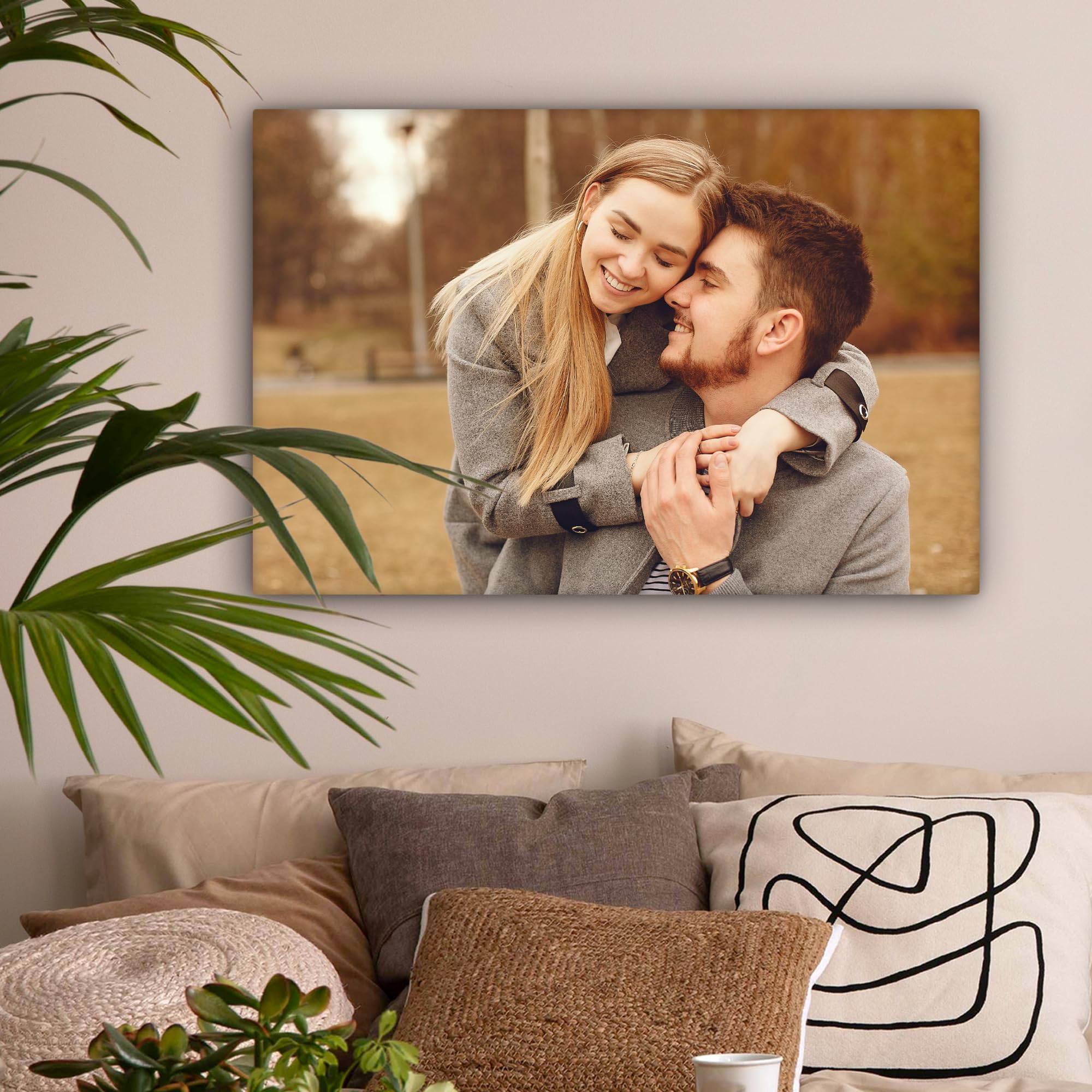 MuchoWow© Bild auf Leinwand personalisiert Groß Schlafzimmer Bilder