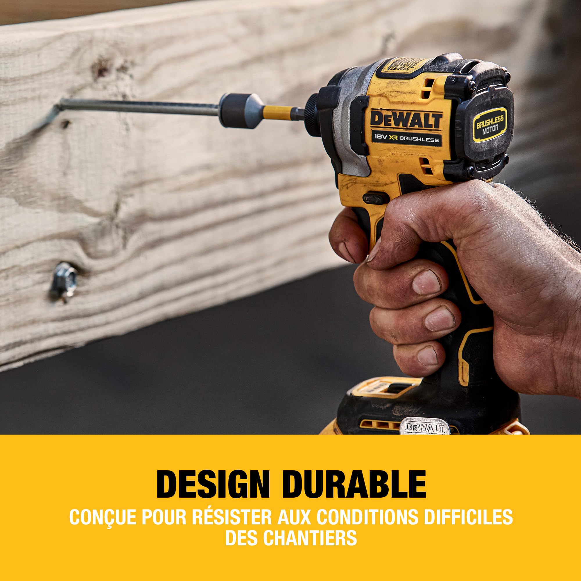 DEWALT Visseuse à Chocs Compacte XR 18V Brushless DCF850N-XJ