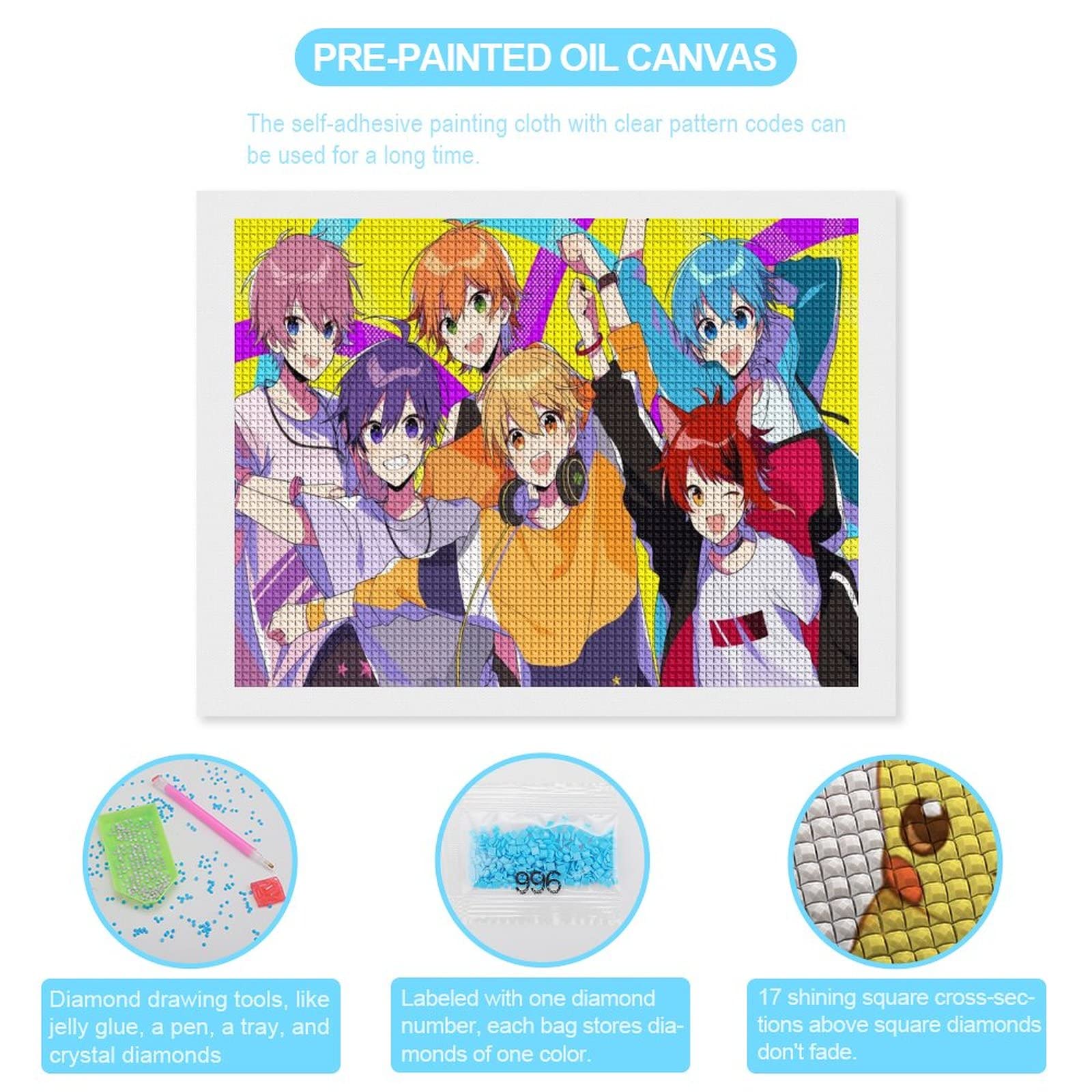 Amazon.co.jp: ダイヤモンドアート絵画 Straw-berry Prince すと