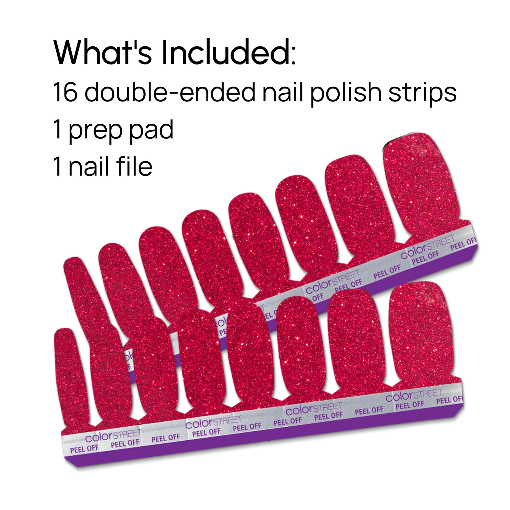 Amazon.com : Color Street Cherry on Top Nail Strips - Ruby Red
