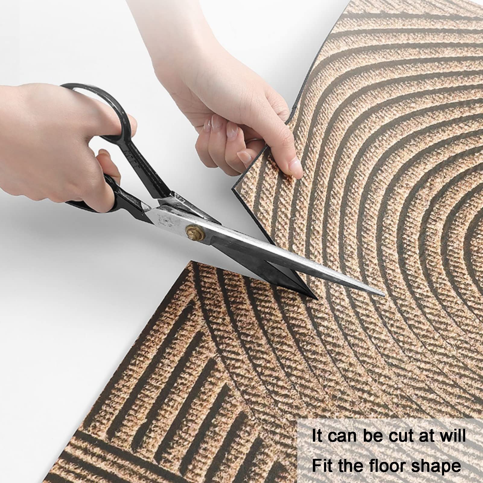Felpudos duraderos antideslizantes para exteriores, resistentes al desgarro y cortables, ideales para hoteles y terrazas, 80 x 140 cm, estilo y funcionalidad definitivos.