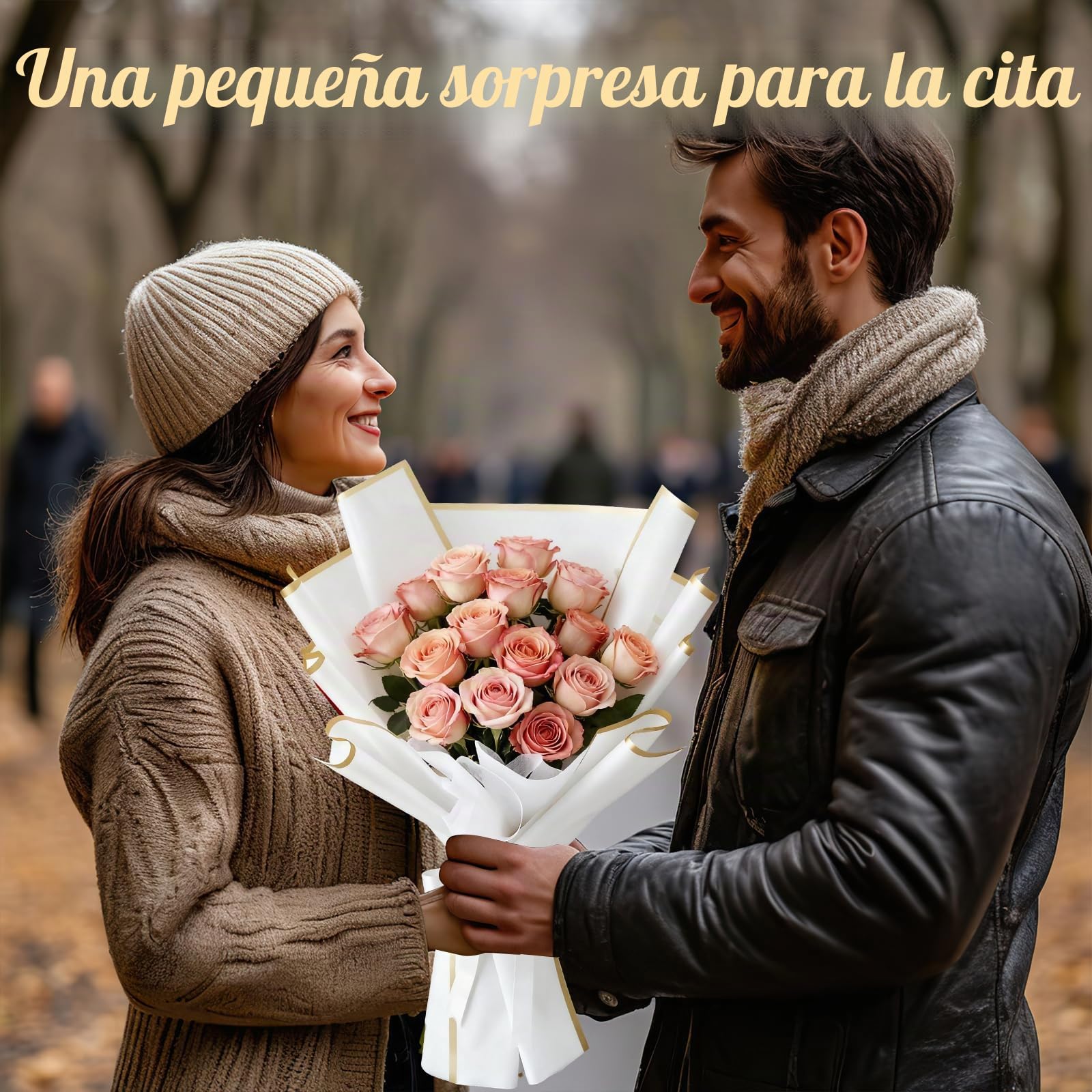 Staranry 20 Papel Coreano para Flores, Papel Regalo Cumpleaños Impermeable, Papel de Regalo, Papel Embalaje para Envolver Regalos, Flores, Artes y Manualidades (Blanco, 58 x 58 cm)