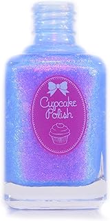 Zugzwang - Periwinkle Blue Creme Iridescent Flakie Nail Polish by Cupcake Polish