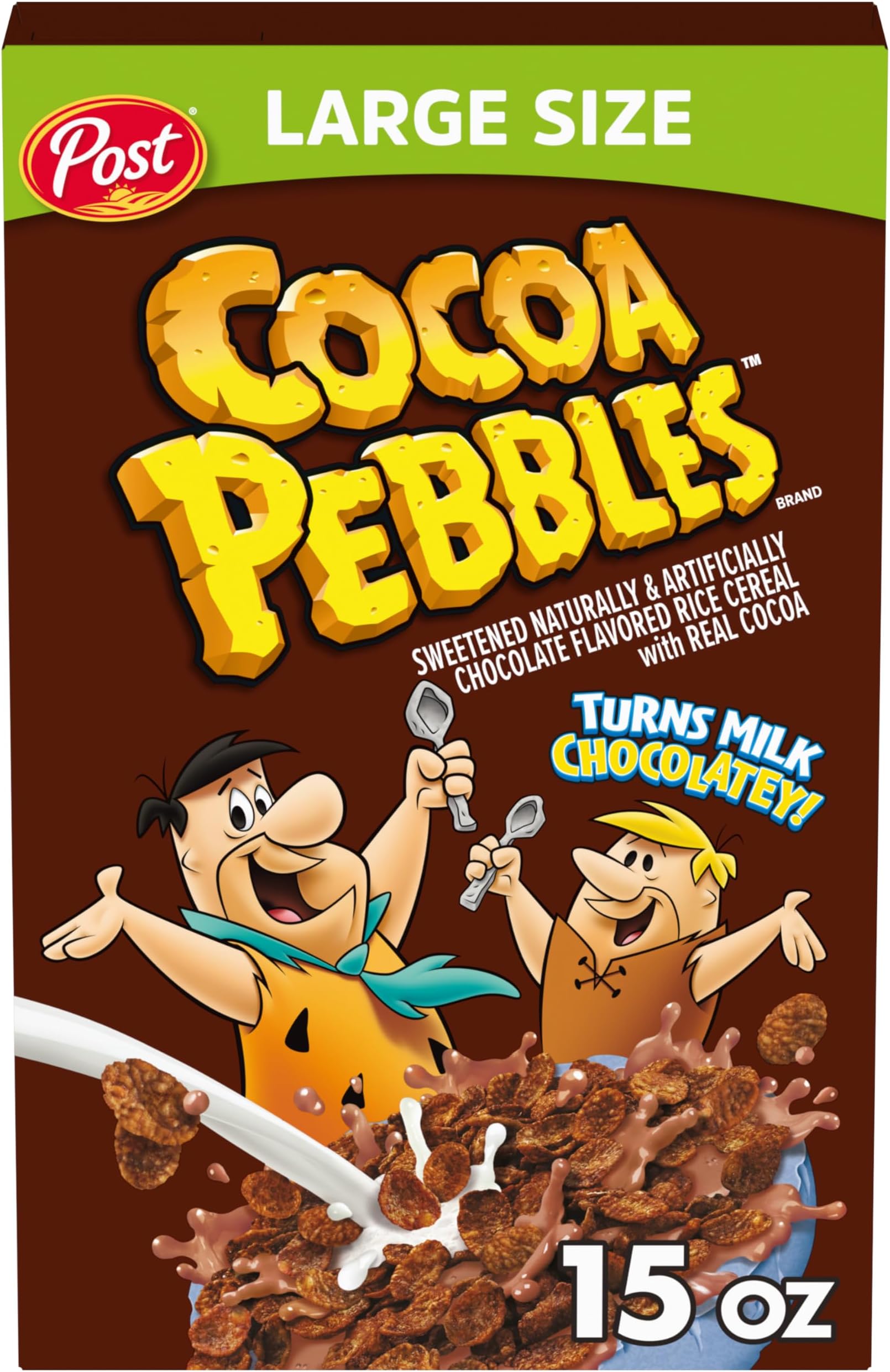 Post Cocoa Pebbles Rice Cereal with Real Cocoa 425g