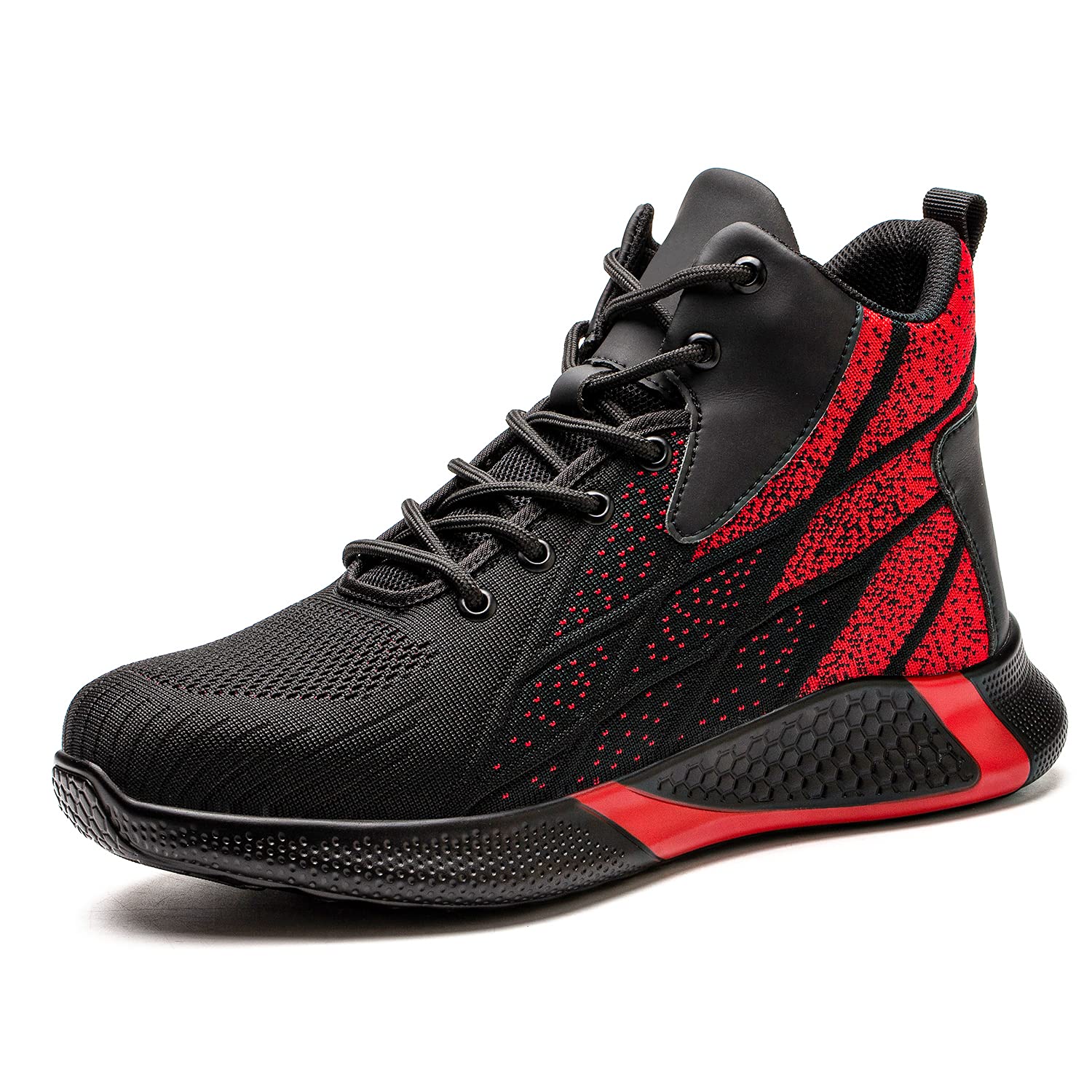 ARCHINSERTSteel Toe Shoes for Men Women Work Indestructible Safety Shoes Work Slip Resistant Protected Steel Toe Lightweight Safety Sneakers Fashion Safety Industrial Shoes