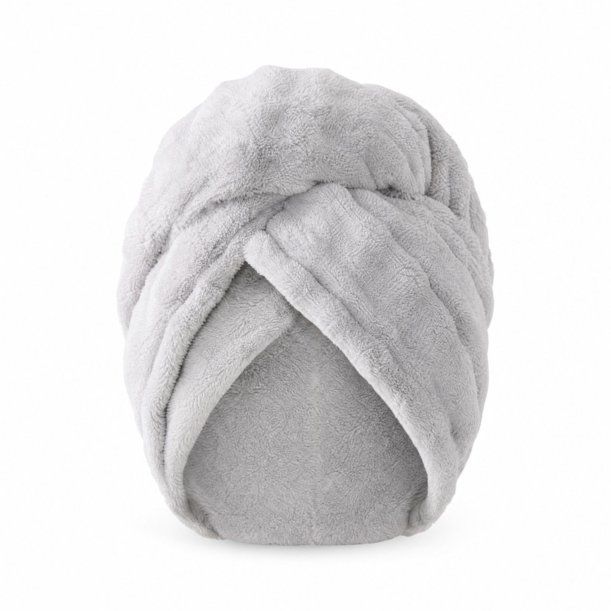 Quick-dry microfiber hair drying turban for women, thick Price History ...