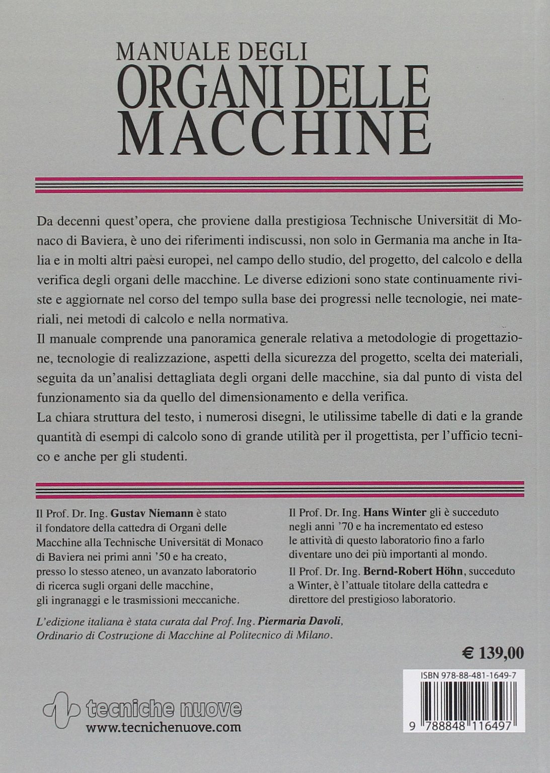Manuale degli organi delle macchine