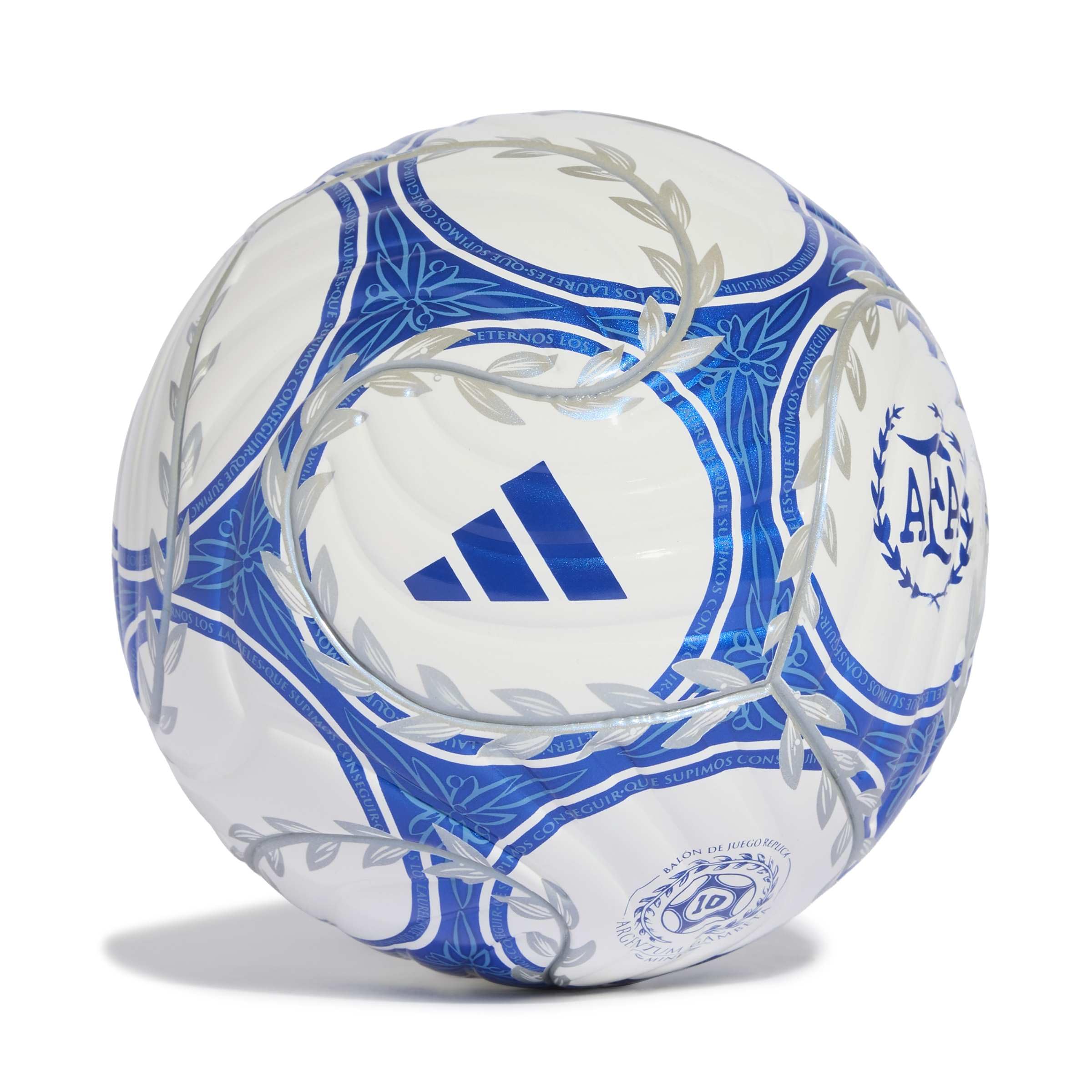adidas Adult Argentina AFA Argentum Gambeta Mini Ball white/team royal blue/black 1