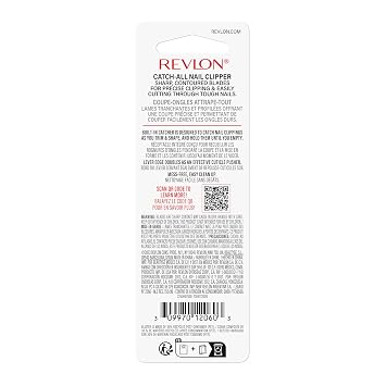 Revlon Catch-All Nail Clipper, Silver, 1 Count