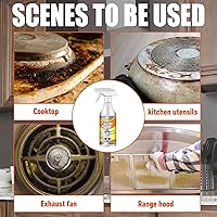 Vista 7 de Clean Sweep - Limpiador de cocina, limpiador de cocina multiusos de barrido, espuma limpiadora de cocina, limpiador de ollas y sartenes multiusos