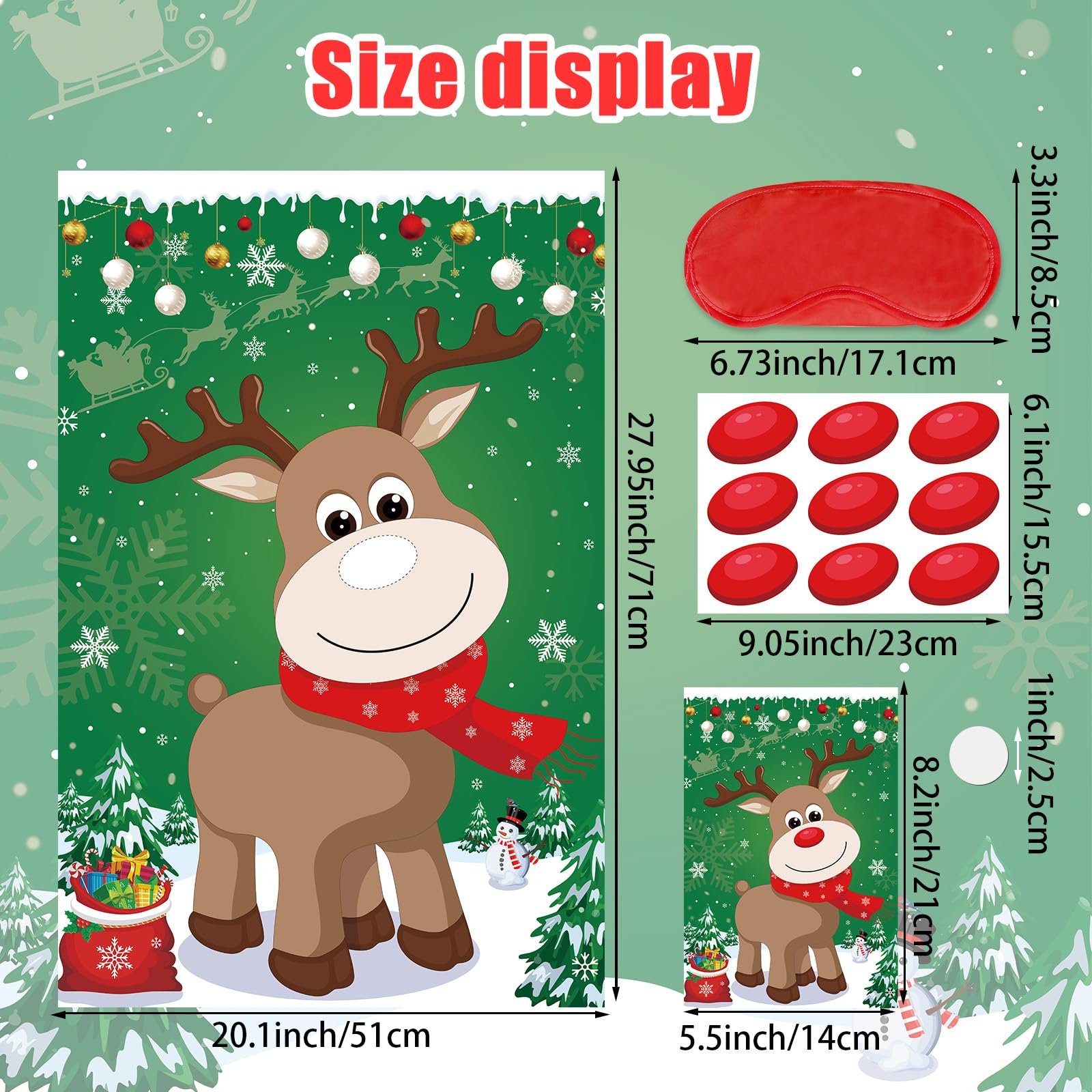 Pin The Nose On Rudolph Classroom Party Game Printable By Love The Day
