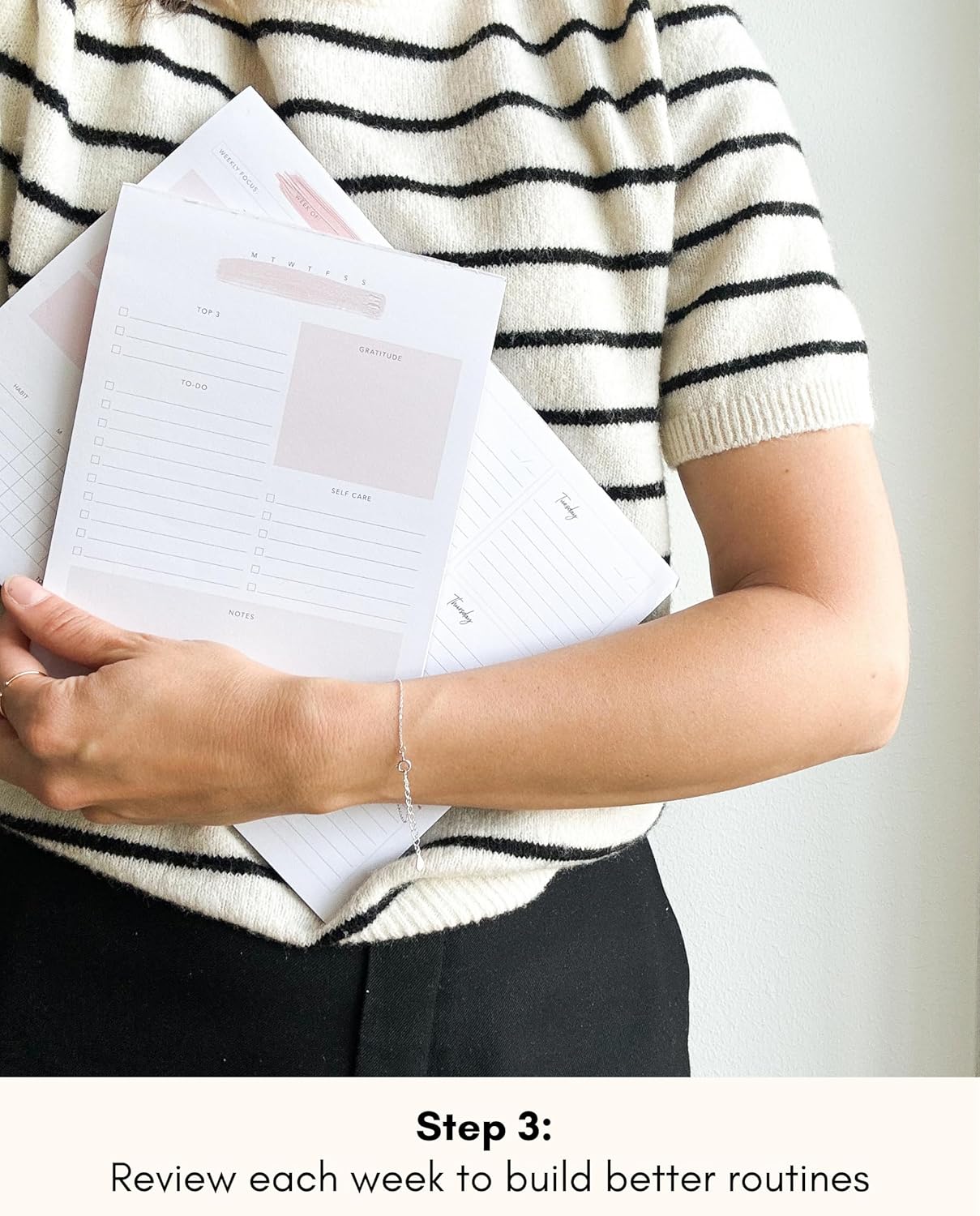 Weekly & Daily Notepad Bundle - Stay Organized and On-Task All Week Long with Ease