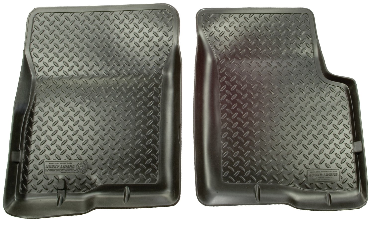Husky Liners Classic Style Series Front Floor Liners Black 34071
