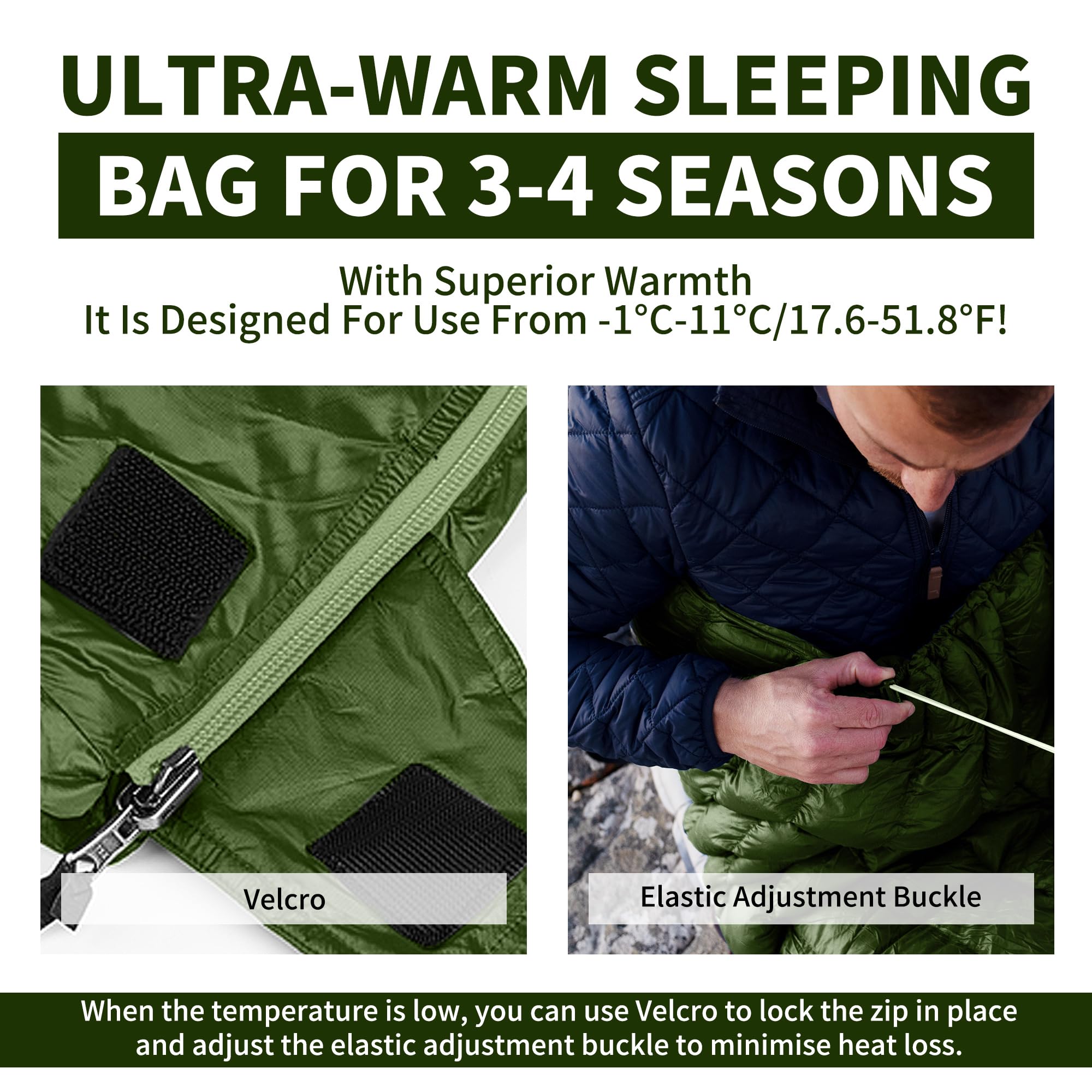 Naturehike Daunenschlafsack Ultraleicht Schlafsack Kompakte Tragbar Umschlag 650 FP 3-4 Jahreszeiten Winterschlafsack mit Kleines Packmaß für Outdoot Camping