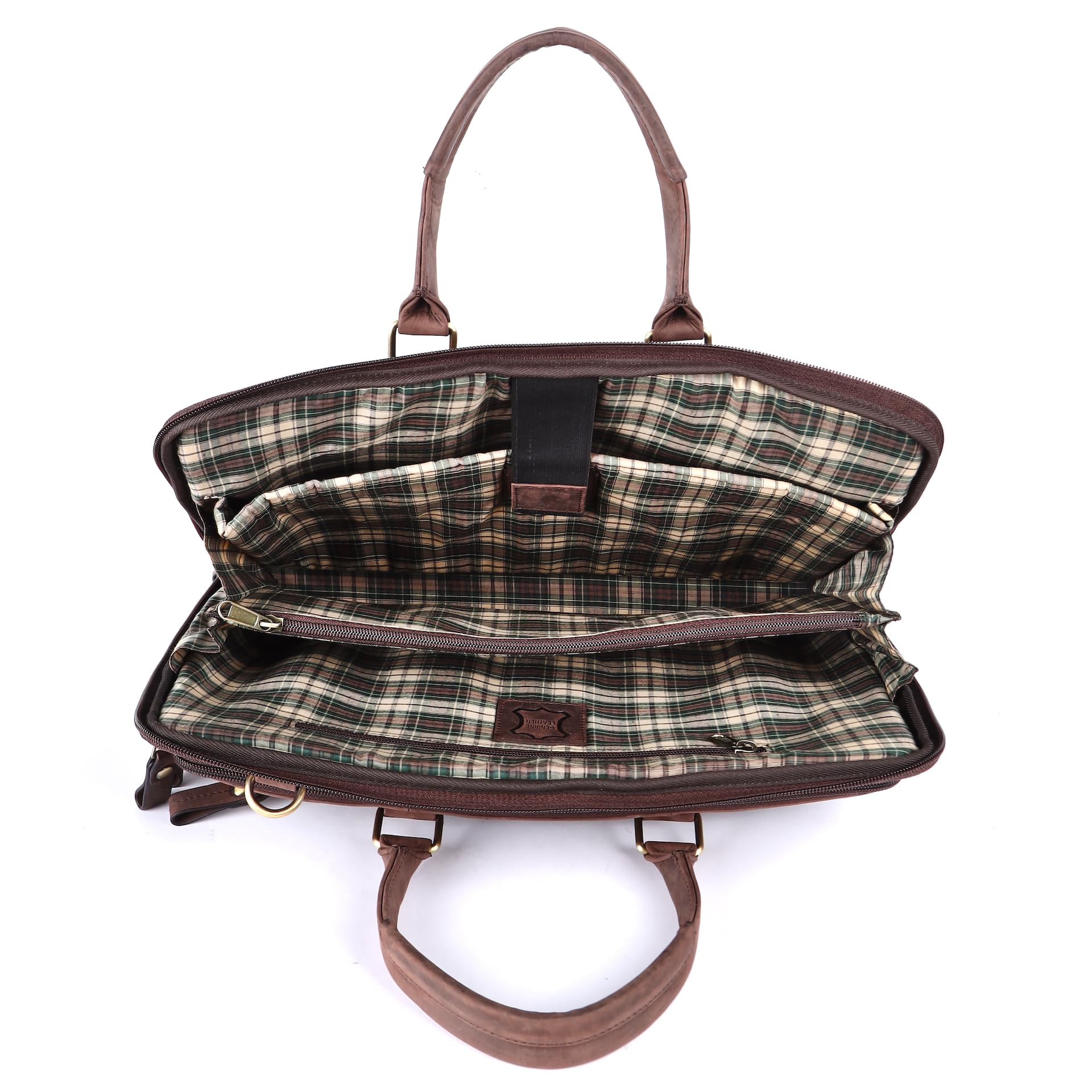 Benthill borsa per laptop vera pelle I borsa a tracolla per laptop I valigetta per notebook I Donna e Uomo borsa I borsa per notebook