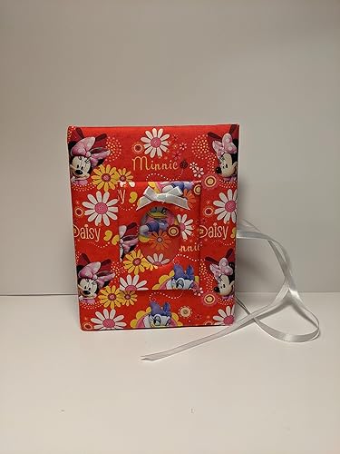 Miniatura 2 de Disneys Minnie Mouse and Daisy Fabric Baby Girl Photo Album - Handmade - Holds 100 4x6 photos