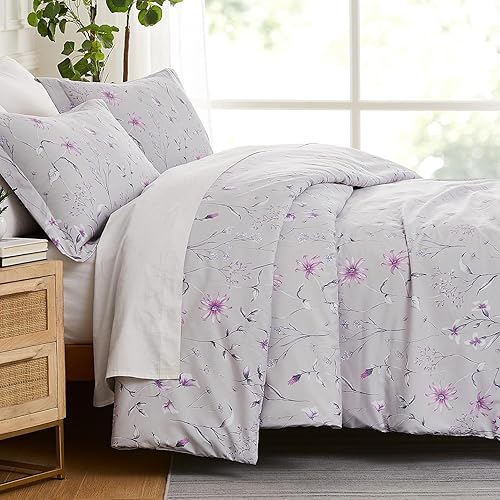 Miniatura 65 de Southshore Fine Living, Inc. Juego de ropa de cama de gran tamaño matrimonial/queen, ropa de cama bohemia de cachemira, juego de edredón de cama 17