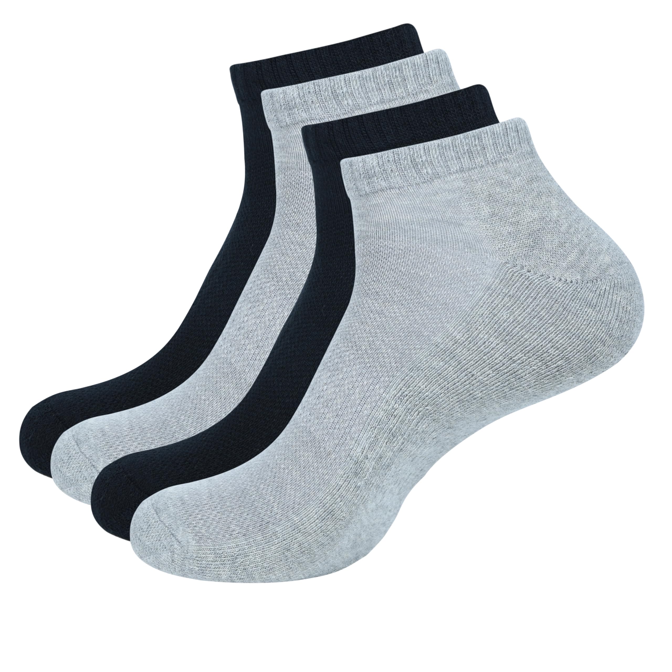 Women's Low Cut Ankle Socks, Cushioned Athletic Running Socks, Breathable Cotton with Arch Support, Moisture-Wicking