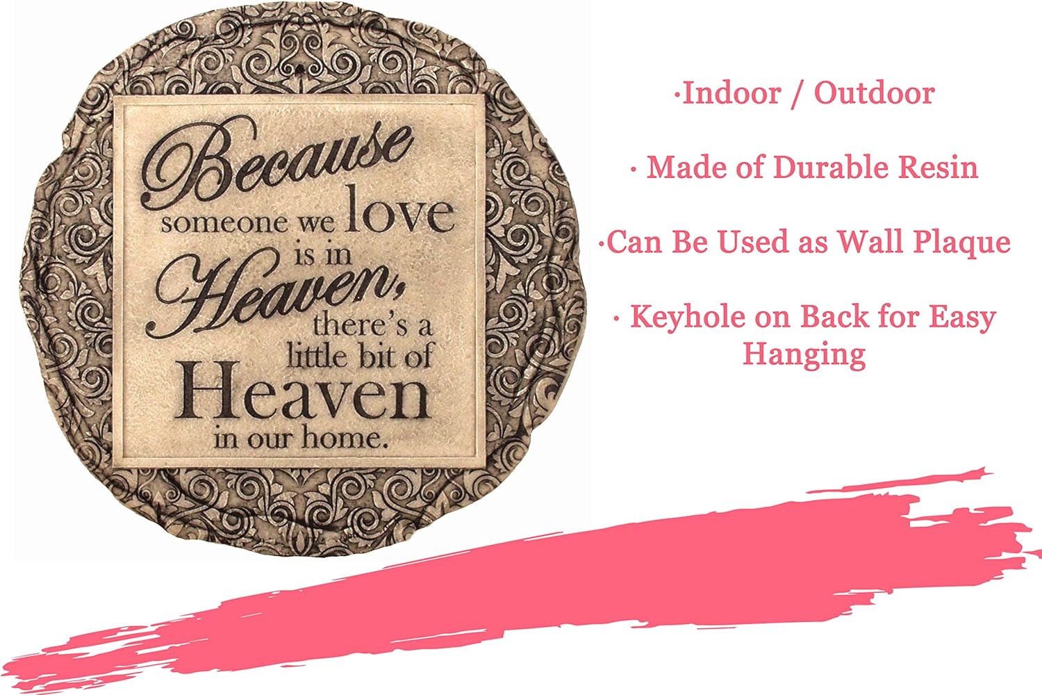 Spoontiques - Garden Décor - Heaven Stepping Stone - Decorative Stone for Garden