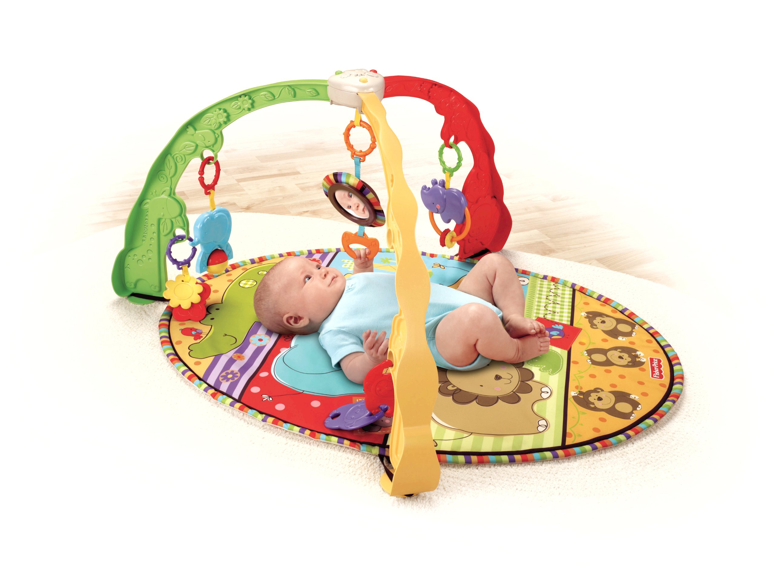 Mattel - Gimnasio espejito Baby Zoo (V4435)