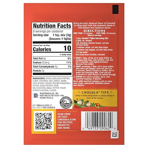 Vista 38 de Cholula Smoky Chipotle - Mezcla de condimentos para tacos, 1 oz (paquete de 12)