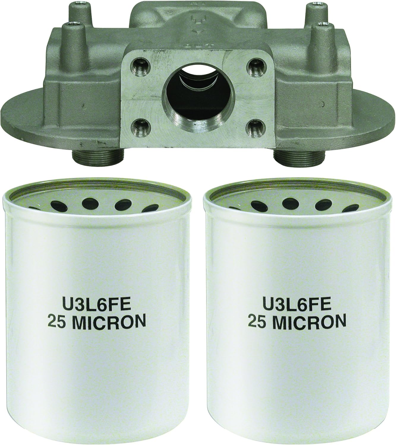 Buyers Products HFA41015 Filter Assembly, 90 GPM Return Line, 1-1/2 Inch NPT/10 Micron/15 PSI Bypass, Truck & Trailer Hydraulic System Accessories