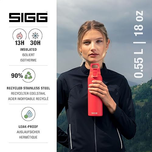 Miniatura 2 de SIGG - Frasco aislado - Thermo Hot & Cold ONE Light - Filtro de fruta- Sin BPA - Acero inoxidable - 19 Oz