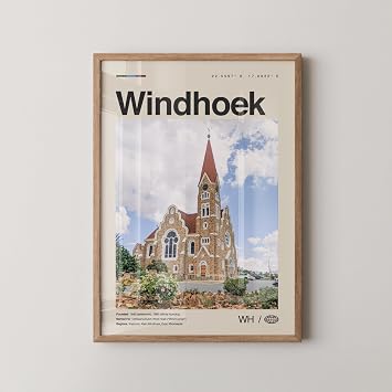 Windhoek Print, Windhoek Wall Art, Windhoek Poster, Windhoek Photo, Windhoek Wall Decor, Namibia, Windhuk, Africa