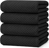 Vista 60 de Kitinjoy - Paños de cocina de 100 % algodón, tela de tejido gofrado, paño de limpieza ultrasuave, absorbente y de secado rápido.