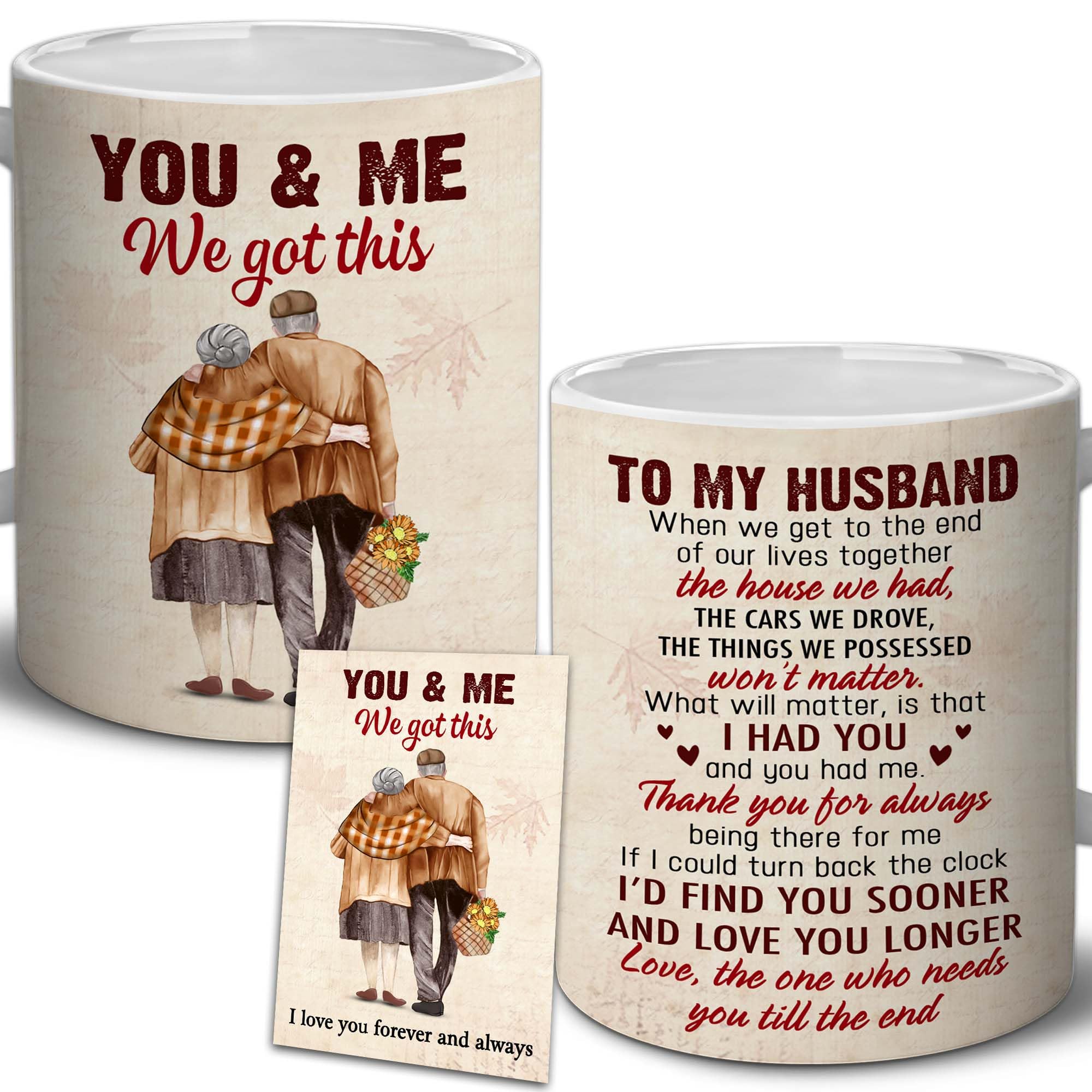 Gift For Husband - Husband Mug - To My Husband Mug - Fathers Day, Anniversary, Birthday, Wedding Gifts For Hubby, Dad, Grandpa, Him, Mr, Men 11OZ