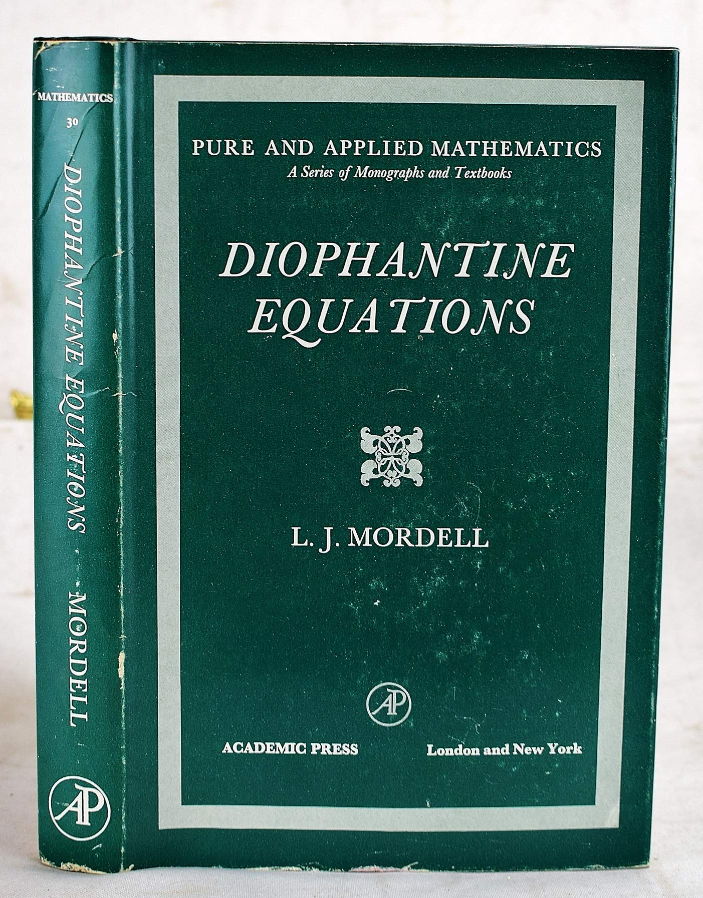Buy Diophantine Equations (Pure & Applied Mathematics S.) — BookShops.in