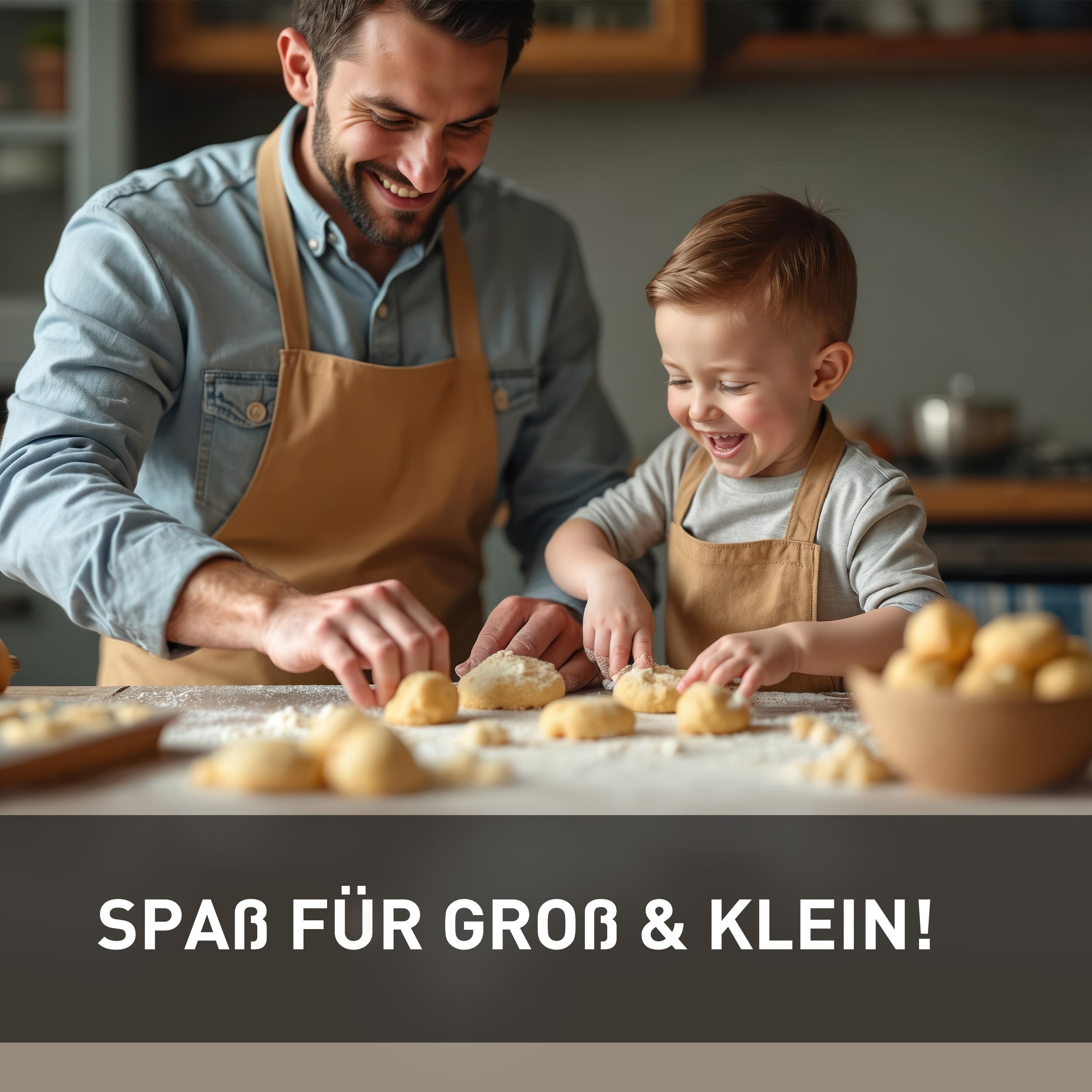 Heinrich´s Küchenmaschine, Knetmaschine, Teigmaschine, Rührmaschine, 1500W Küchengerät, Knethaken, Rührhaken, Schneebesen, 10 einstellbare Geschwindigkeiten, XL 6L Edelstahlschüssel,geräuscharm,silber