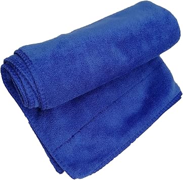 Car Drying Towels Microfiber Towels 16 x 24 Car Wash Towel Pack of 2, Thicken Cleaning Cloths, Scratch-Free, Lint-Free, Drying Towels for Cars, Windows, Dishes, Auto, Kitchen Blue+Brown