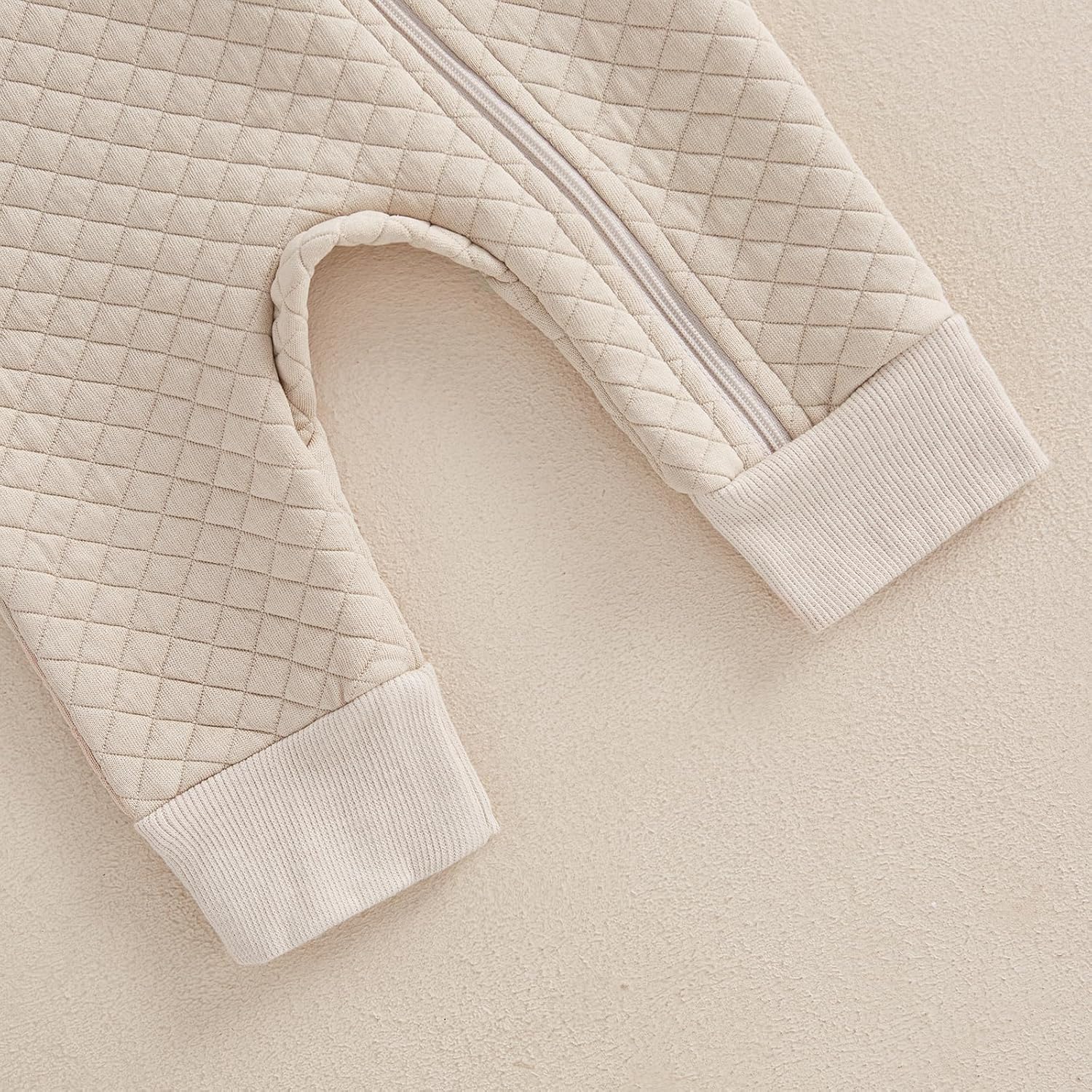 BemeyourBBs Newborn Baby Boy Girl Fall Winter Clothes Zipper Hooded Romper Cute Long Sleeve Jumpsuit Warm One Piece Outfit - Image 7