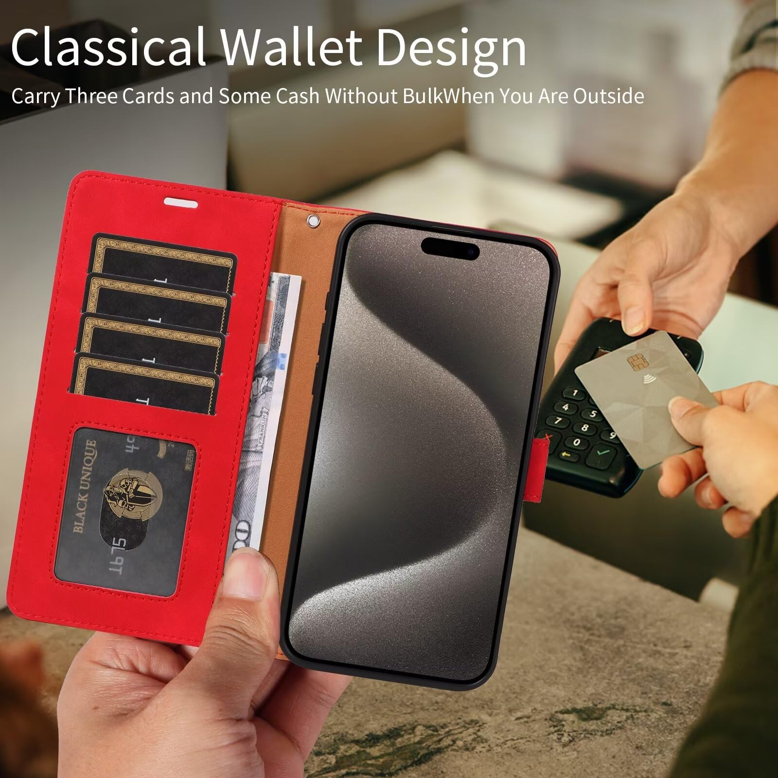 xinyunew Cover per UMIDIGI A9 Pro,Flip Caso in PU Pelle Premium