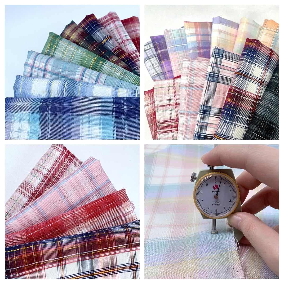 Materiał sprzedawany na metry, w kratkę, materiał dekoracyjny z wzorem Gingham, pikowany materiał do szycia, patchwork, zestaw materiałów do szycia, patchworku, zestaw materiałów do ubrań