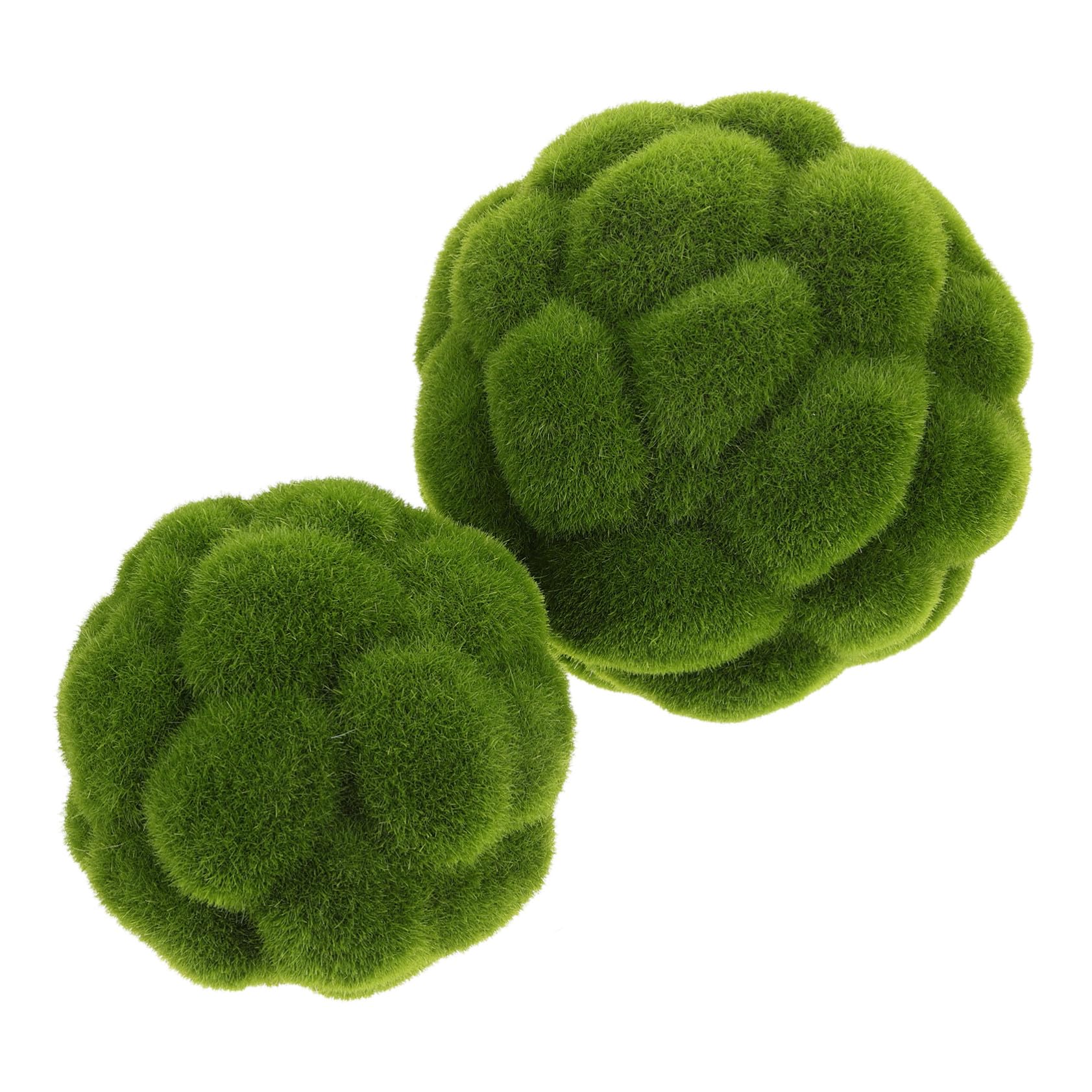 VICASKY 10 Stck. Künstlicher Moosball Dekorative Kunstpflanze mit Feiner Verarbeitung Natürliche Optik Vielseitig für Garten Hochzeit Fenster und Raumdekoration