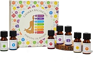 7 Chakra Essential Oils Diffuser Blend Gift Set by Aromafume | Aromatic...