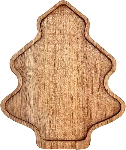 Soporte para cucharas de madera de acacia para árbol de Navidad, decoración de cocina, regalos de casa de campo, soporte grande para utensilios de