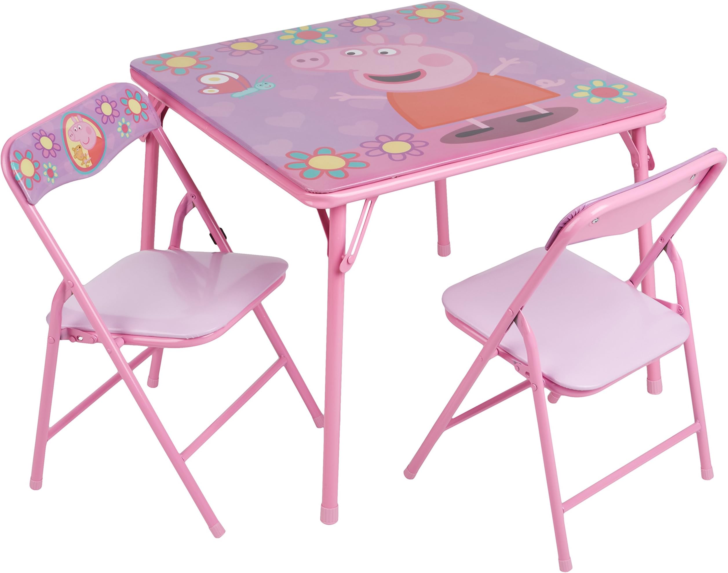 Peppa Pig New Spring 2018 Multipurpose Activity Table Set with Two Chairs Activity Table Set