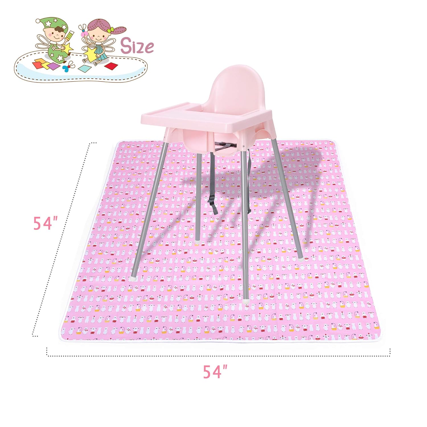Buy Luxja Splat Mat For Under High Chair 54 In X 54 In Buy Luxja Splat Mat For Under High Chair 54 In X 54 In