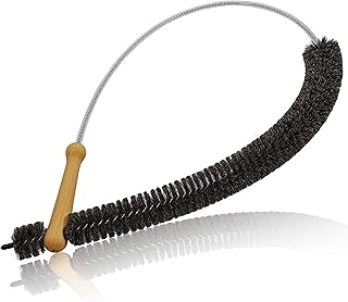 Waltola Cepillo para radiadores con cerdas naturales de cabra, para radiadores planos y de aletas – 114 cm de largo – no a...