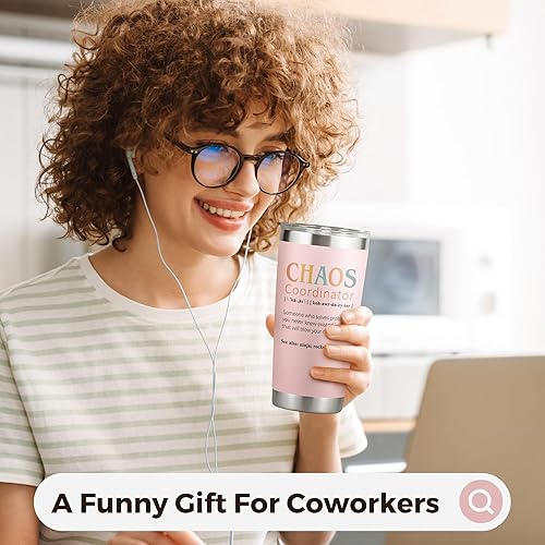 Miniatura 4 de Regalos de agradecimiento para mujeres, jefa, compañera de trabajo, gerente, oficina, enfermera, empleada - Regalos para coordinadora del caos -