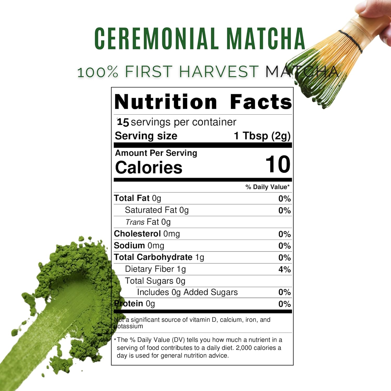 Satoen Superior Organic Ceremonial Matcha 30g/1.05oz Made in Japan Value Bag Green Tea Powder