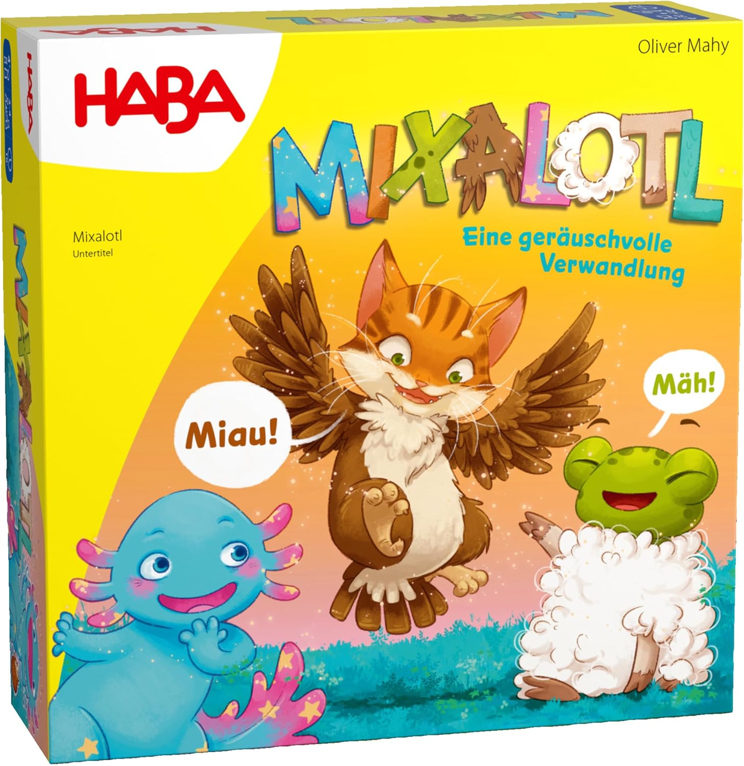HABA Mixalotl 2012234001 - Fun Guessing Game for Children from 4 Years - Recognize Animals, Combine Cards and Reproduce Sounds