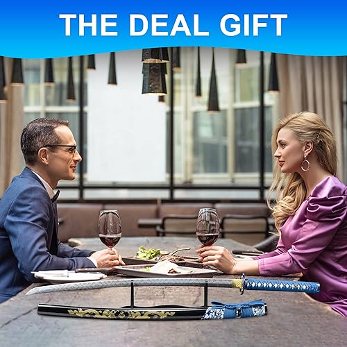 Miniatura 7 de Hand Forged 1060 Carbon Steel Blade Hardening and Full Tang, for Gift, Cosplay, Collection and Display