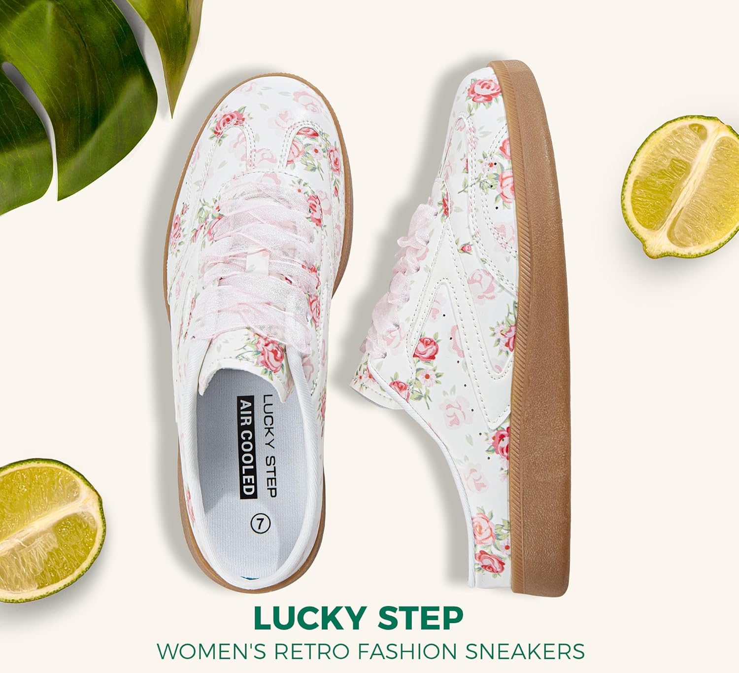 LUCKY STEP Women’s Mule Fashion Sneakers Slip On Backless Walking Shoes Winter Retro Comfy Casual Sneaker - Image 6