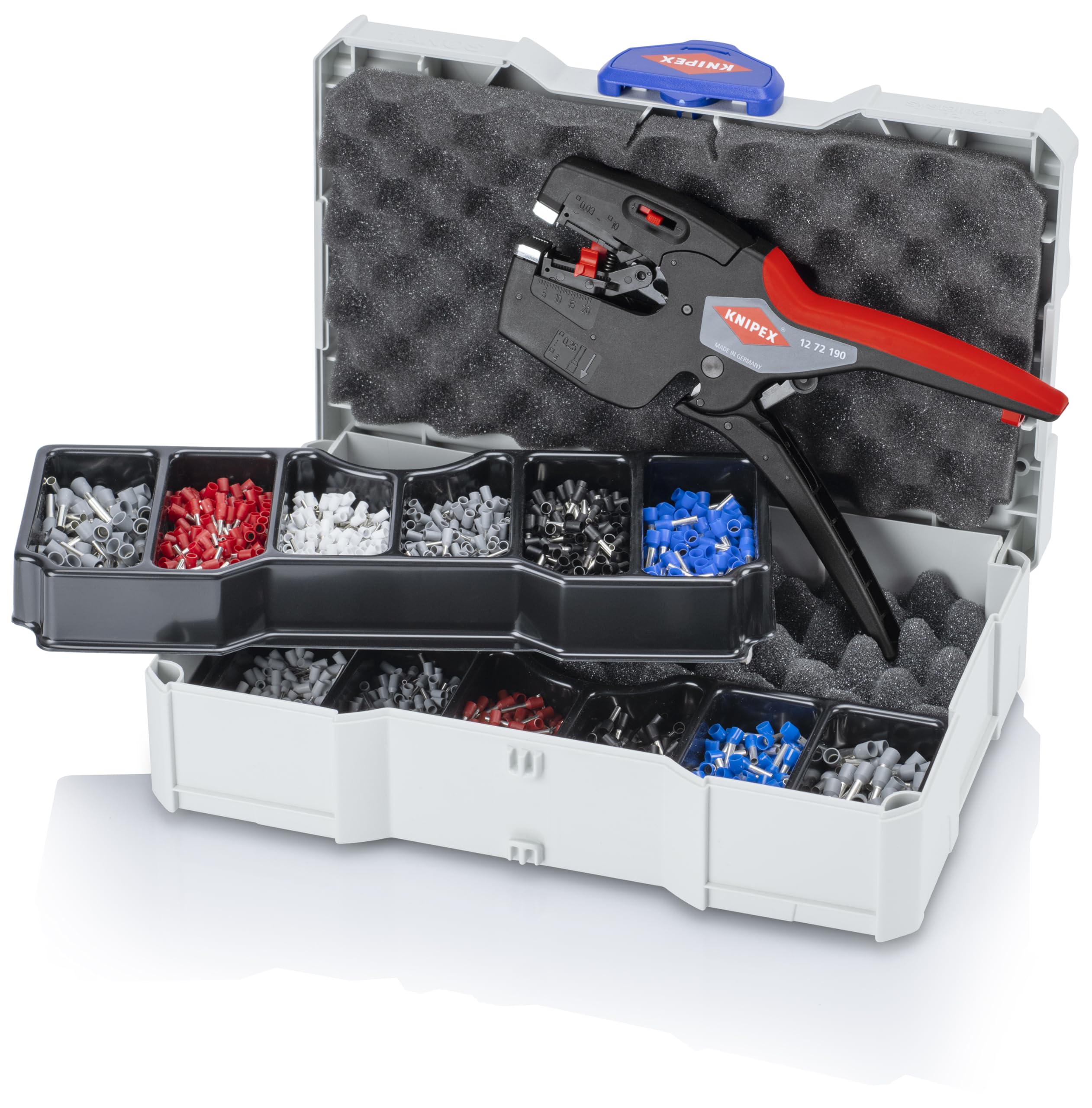 KNIPEX Assortiment de sertissages pour embouts de câble 13 pièces, 97 90 27
