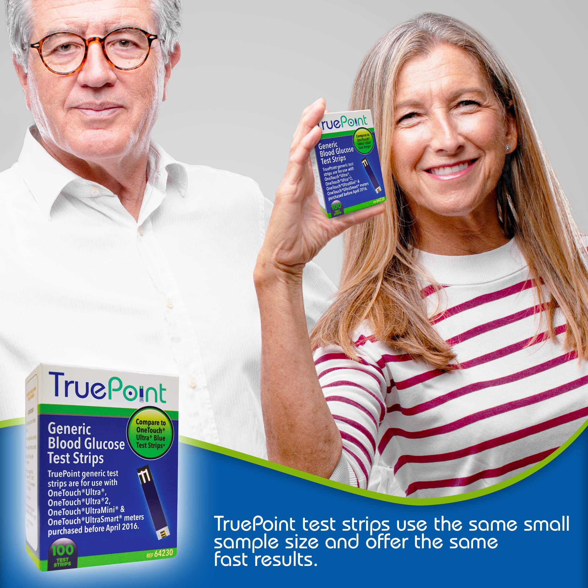 True Point Generic Test Strips 100 Count for Use with One Touch Ultra