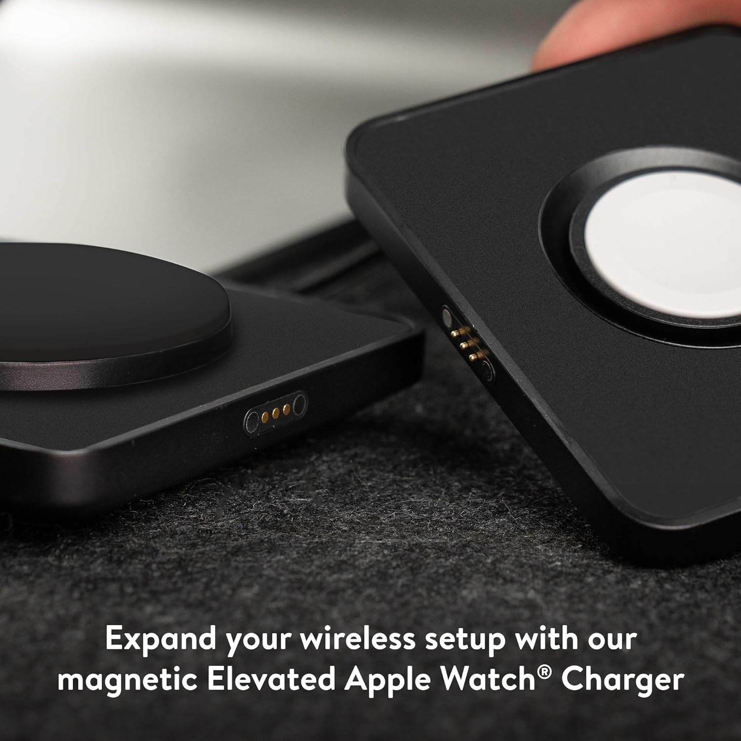 Mous- MagSafe Wireless Charger 15W Qi2 Certified Fast Charging Pad, Compatible with iPhone 17/16/15/14/13/12, Pixel 10 Series and Airpods - Matte Black